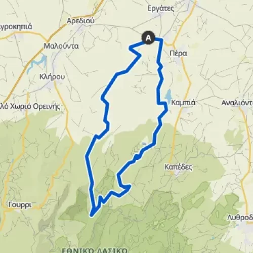 Tamasos 2 - Off road route